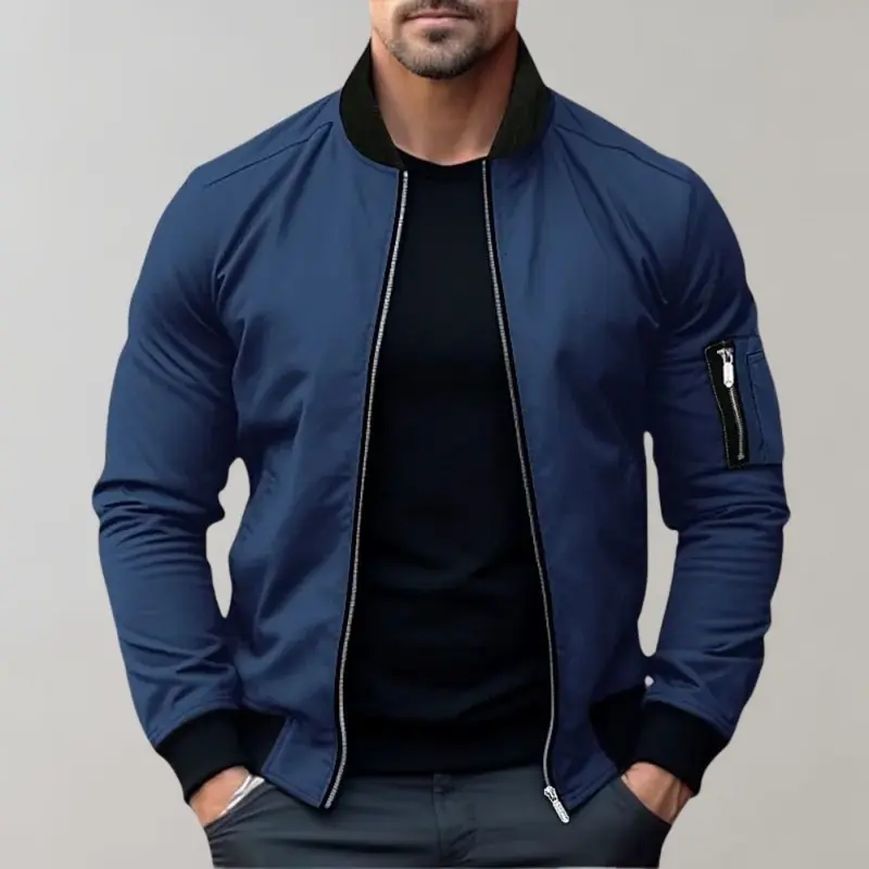 Herbstliche Trendige Herren Bomberjacke - Chase