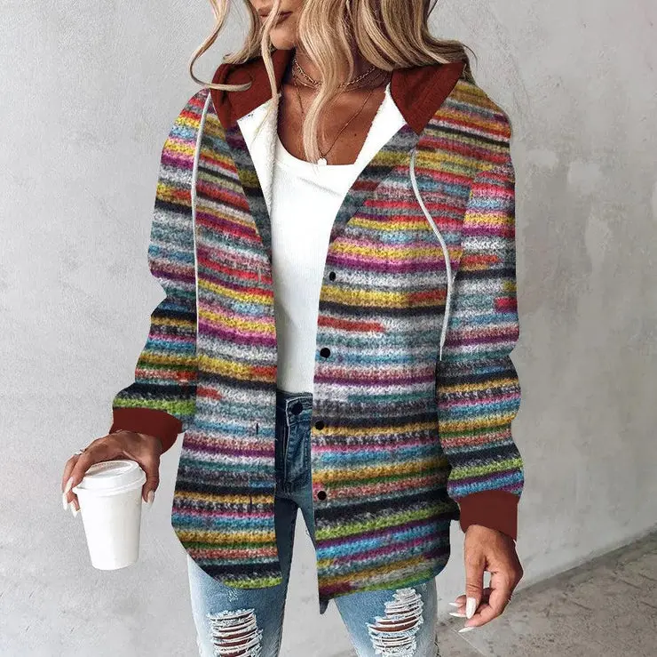 Herbstliche Trendweste in Mehrfarbigkeit für Damen - Amélie