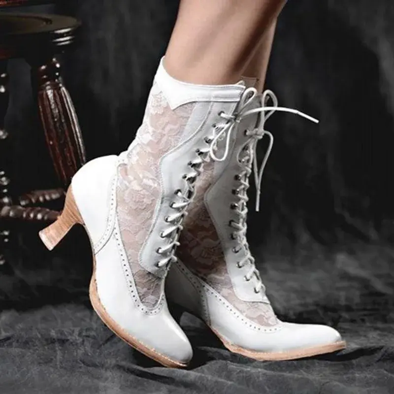 Herbstliche Vintage Damen-Stiefeletten - Nora