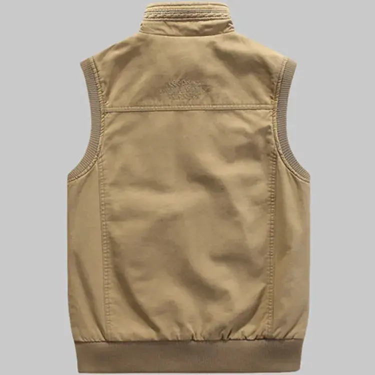 Herbstliche Vintage Outdoor-Weste mit Praktischen Taschen für Herren – Elias