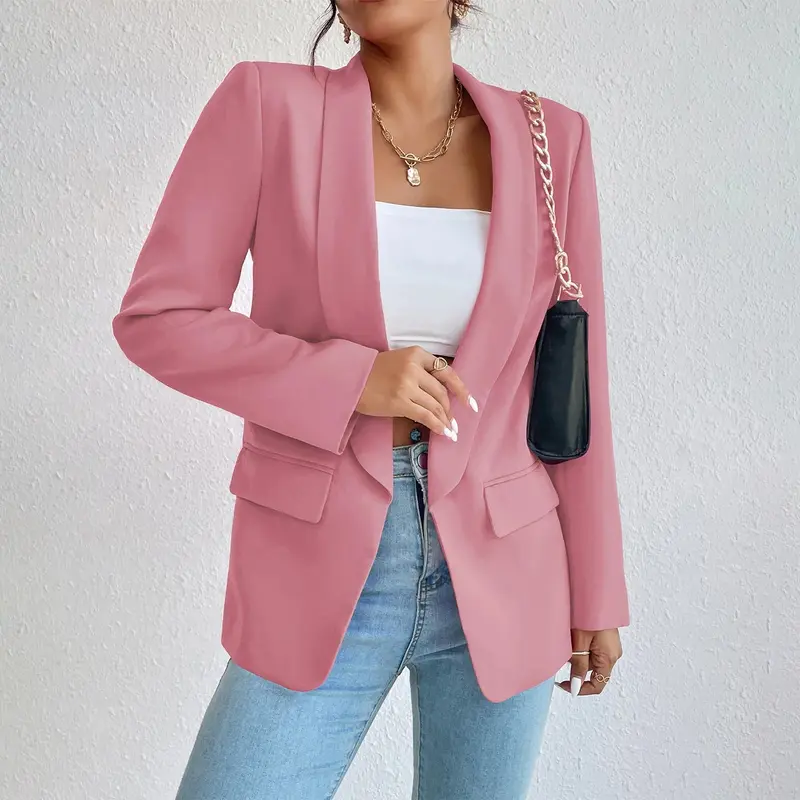 Herbstlicher Damenblazer aus Polyester-Baumwolle - Emma