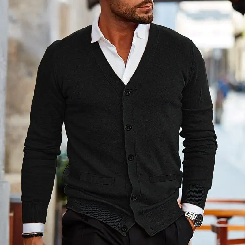 Herbstlicher Herren Cardigan - Elias