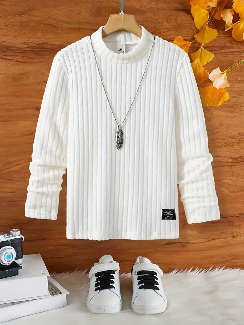 Herbstlicher Jungenpullover Tony – Kuschelig & Weiche Stoffe