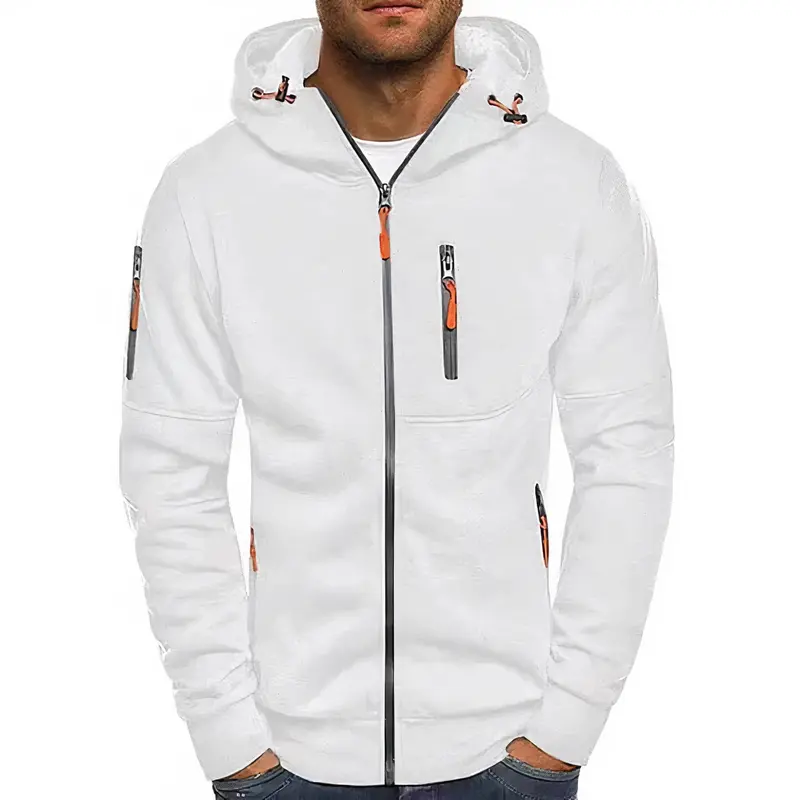 Herbstlicher Kapuzenpullover mit Reißverschluss - Markus