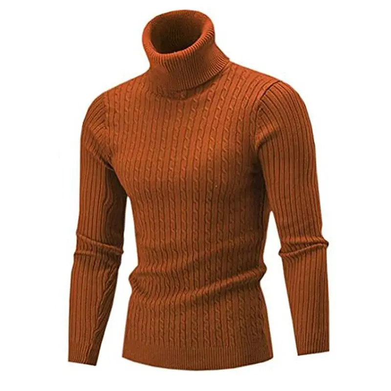 Herbstlicher Klassischer Herren Rollkragenpullover - SummitLayer