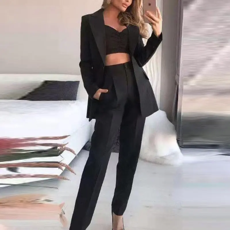 Herbstlicher NoudsBlazer I 3-teiliges Blazer-Set für Frauen