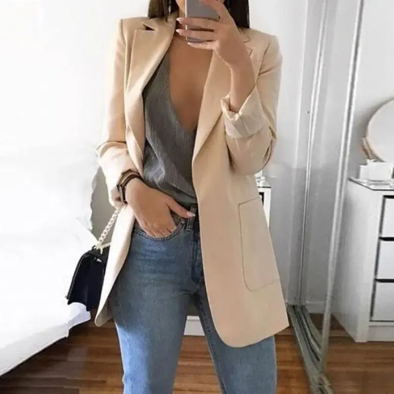 Herbstlicher Stilvoller Eleganter Streetwear Blazer - Serena