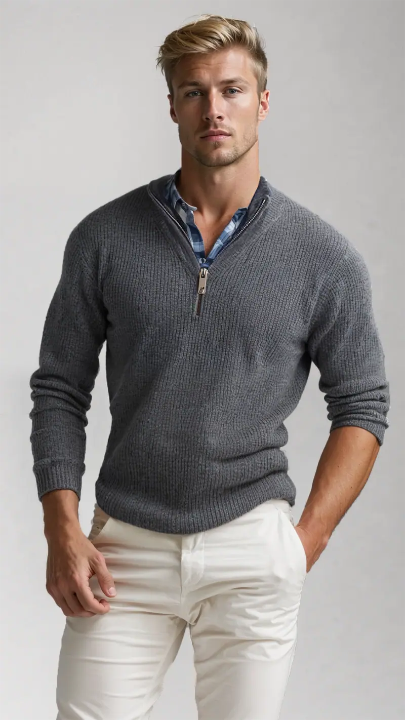 Herbstlicher Trendpullover für Herren - Carson
