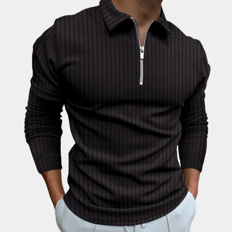 Herbstlicher Zip-Pullover - Bennett