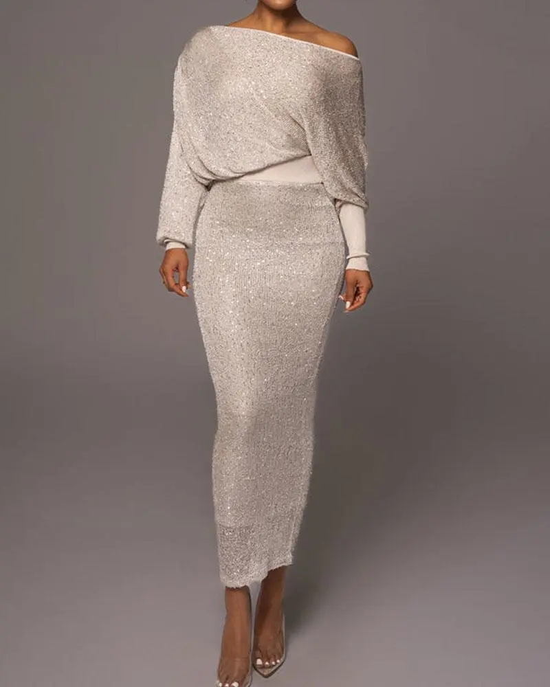 Herbstliches Abendkleid - Evelina