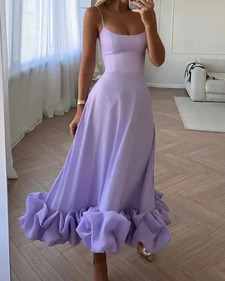 Herbstliches Midi-Kleid - Sophia