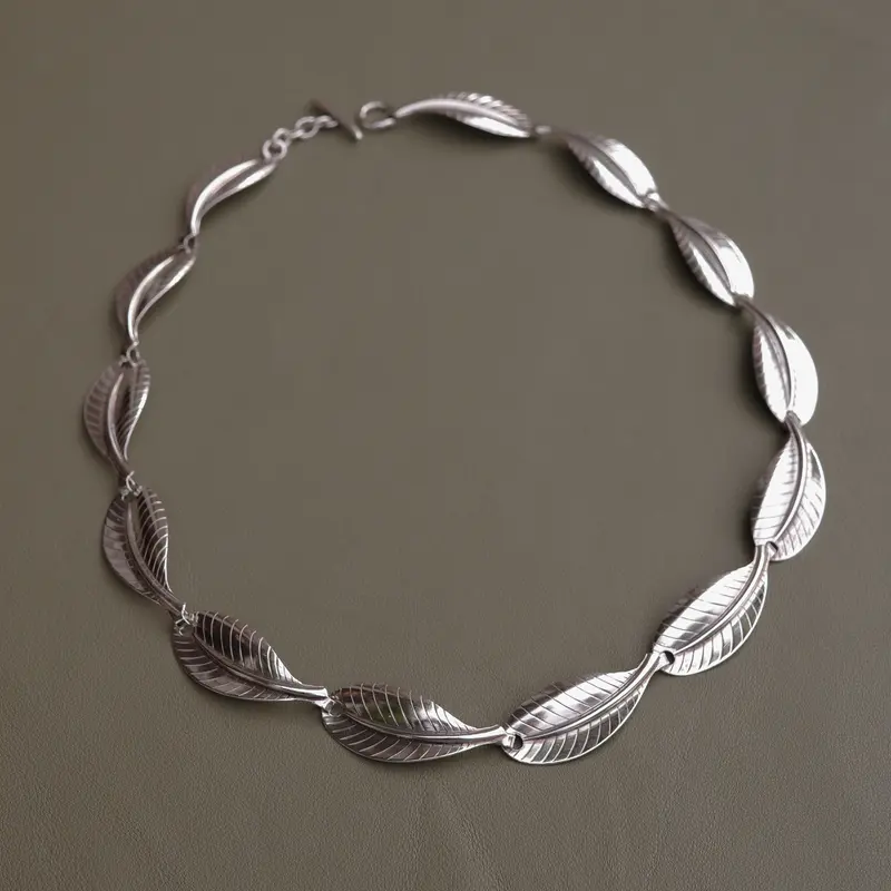 Herman Siersbøl 1960's Leaf Necklace
