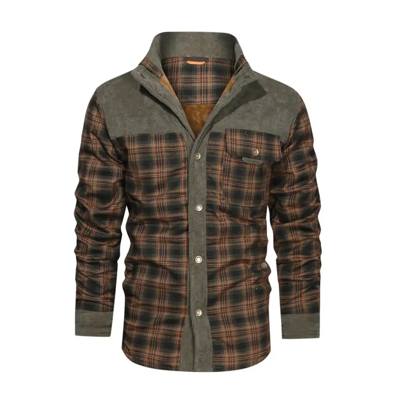 Herren Karierte Outdoor Jacke - Mason Herbstedition