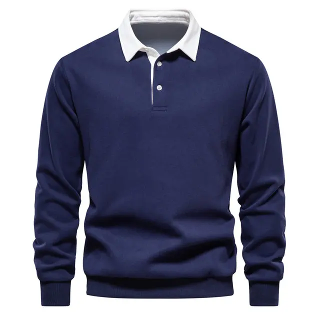 Herren Polo Pullover mit Langarm - Rafael Herbstedition