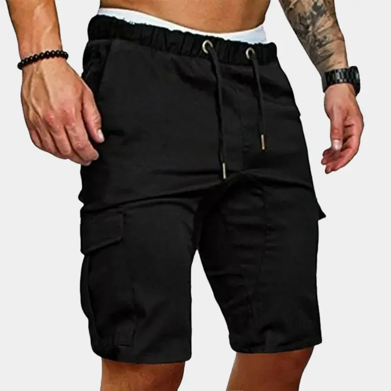 Herren Shorts mit elastischem Bund und Seitentaschen – Brennan