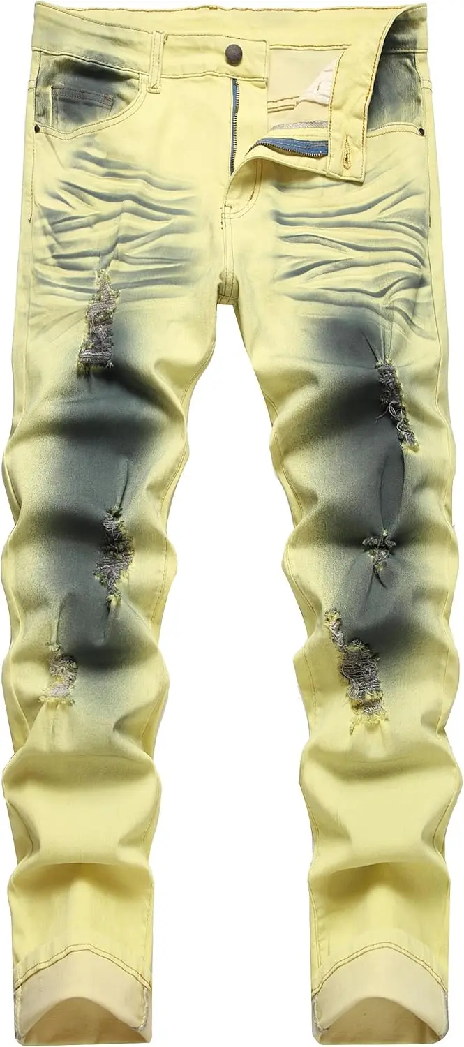 Herren Slim-Fit Ripped Jeans – Mick Herbstedition