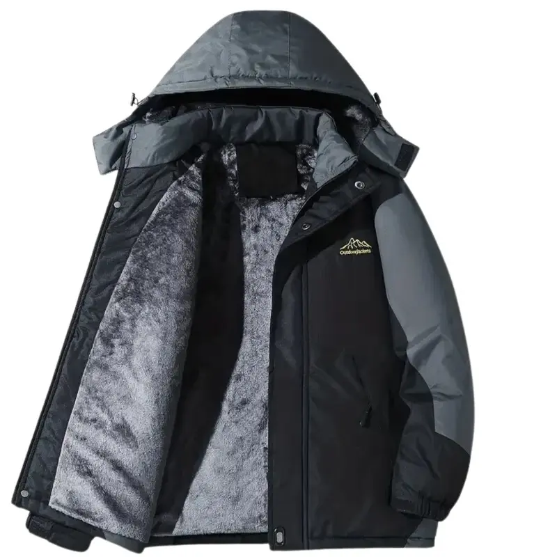 Herren-Winter-Outdoorjacke mit Kapuze – Roderik