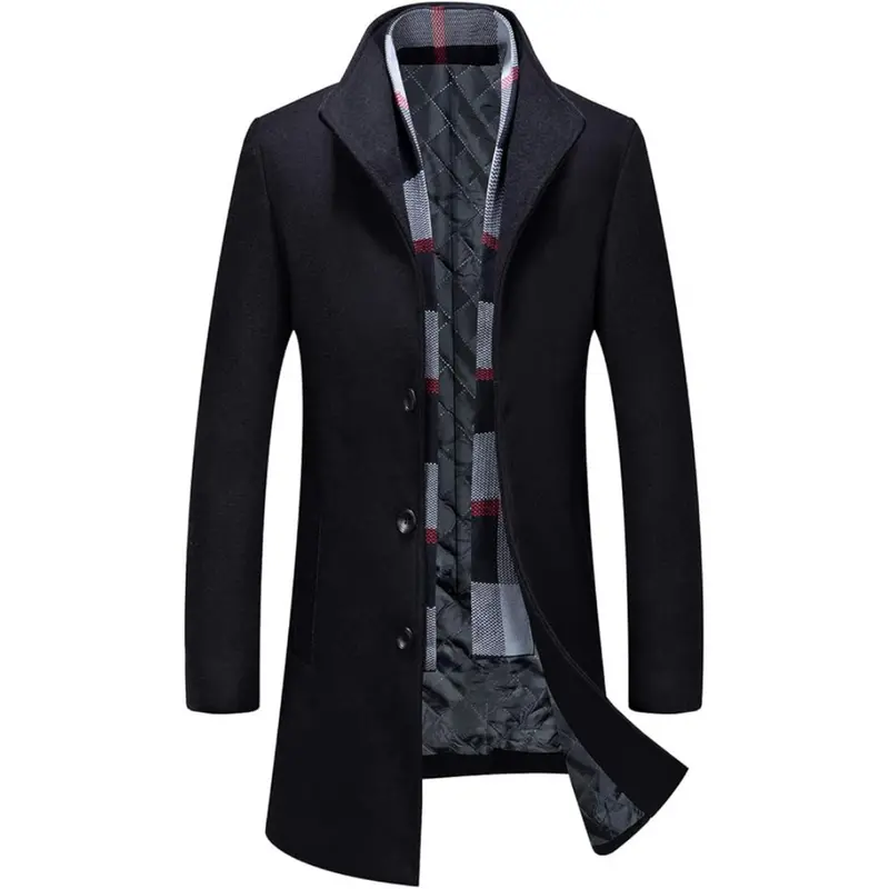 Herren Wollmix-Trenchcoat – Pedro Winter Edition