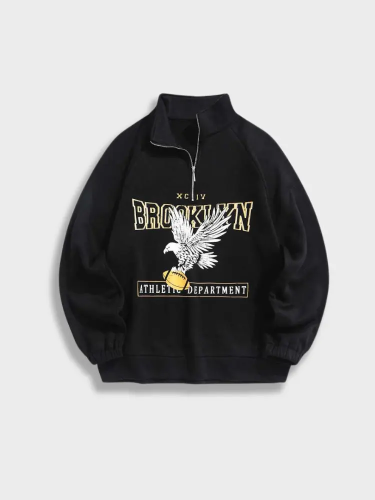 Herrenpullover mit Halbreißverschluss - Logan Herbstedition