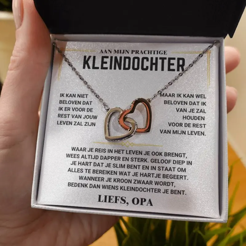 Herzanhänger für Enkeltochter vom Großvater