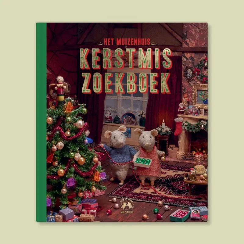 Het muizenhuis kerstmis zoekboek