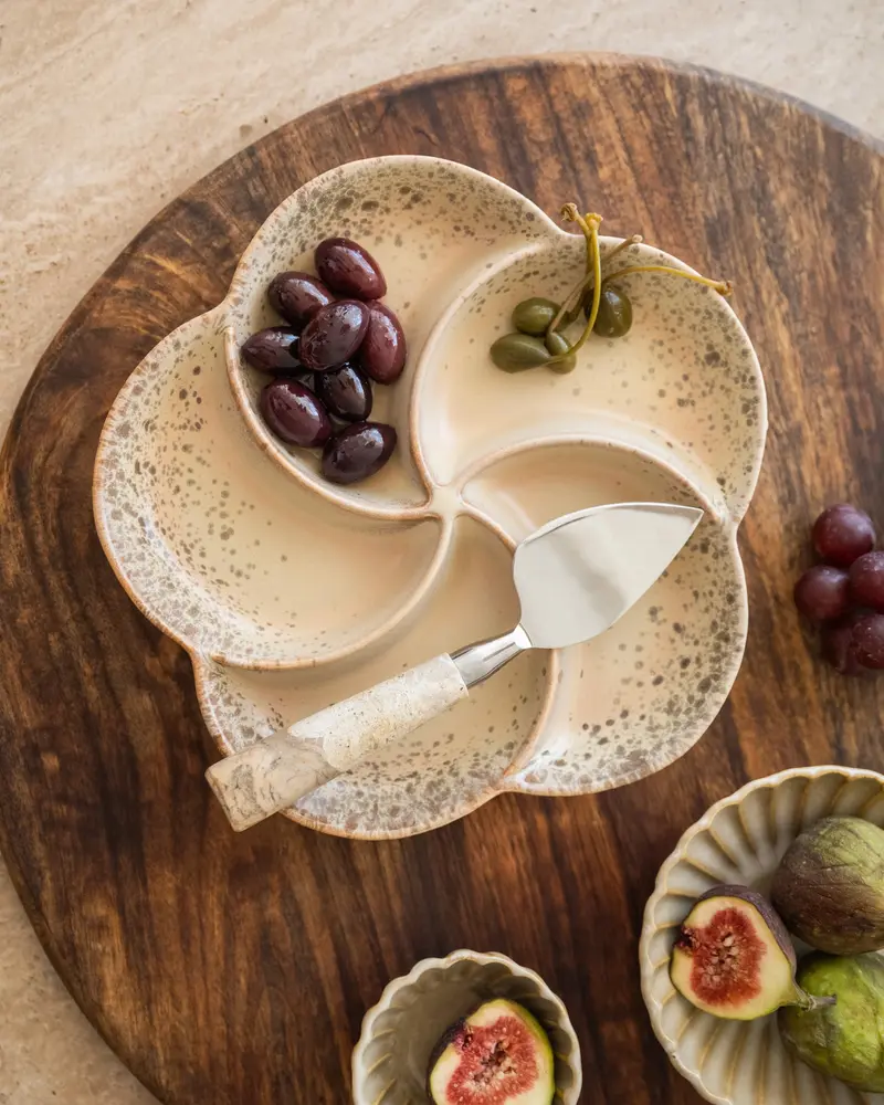 HKLIVING Borrelschaal Grit Beige