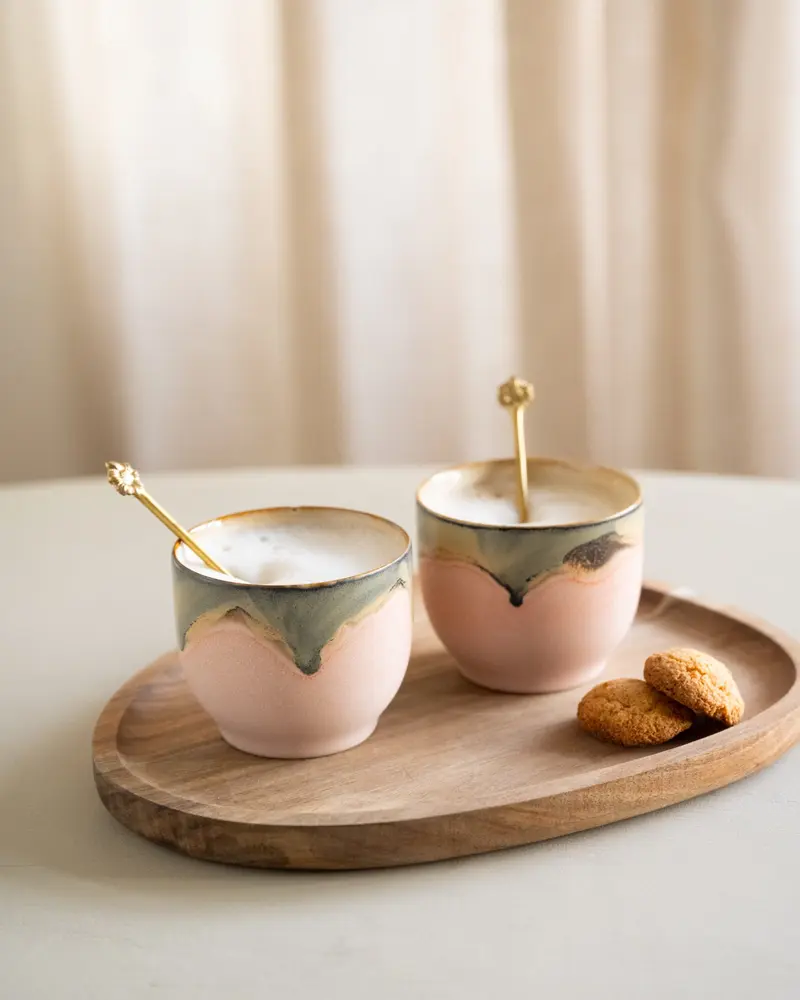HKLIVING Koffiemok Blossom
