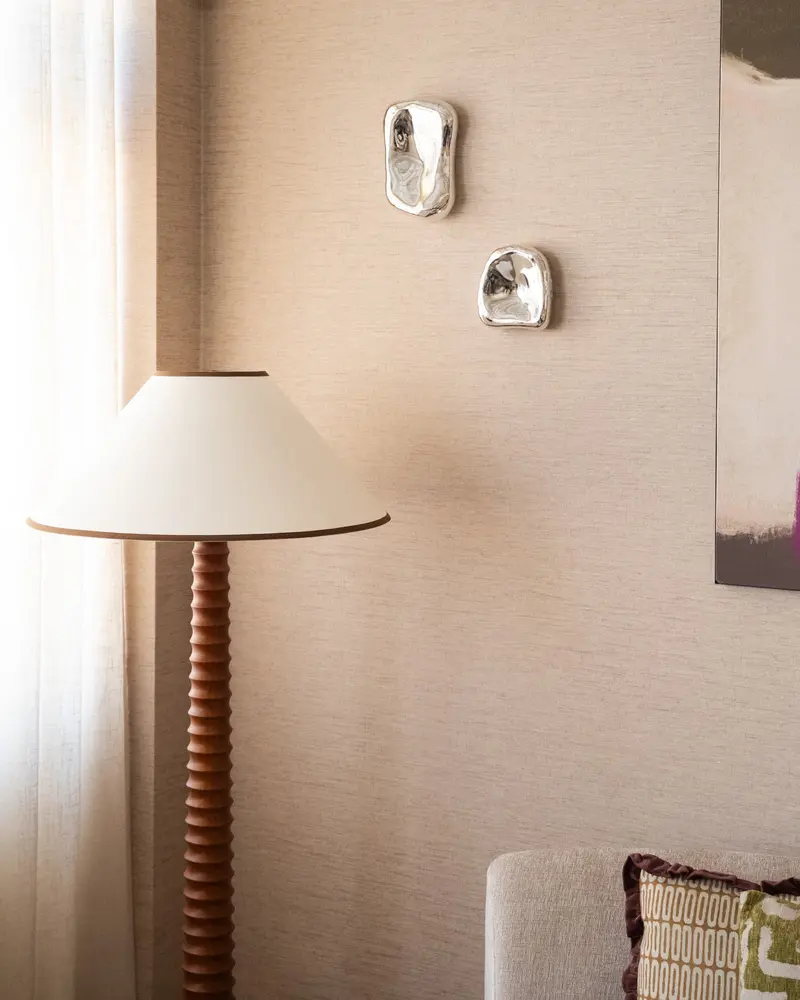 HKLIVING Wall Ornament Chroom