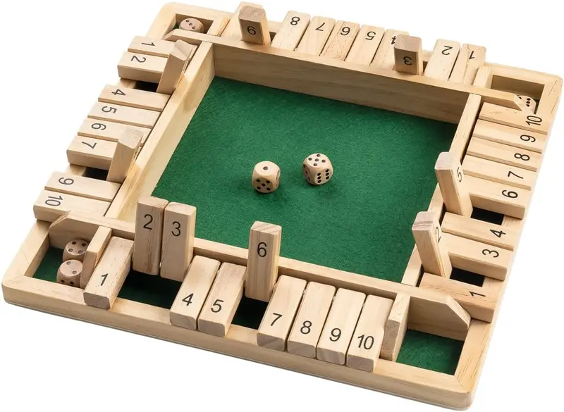 Holzwürfel-Brettspiel - RekenRijk