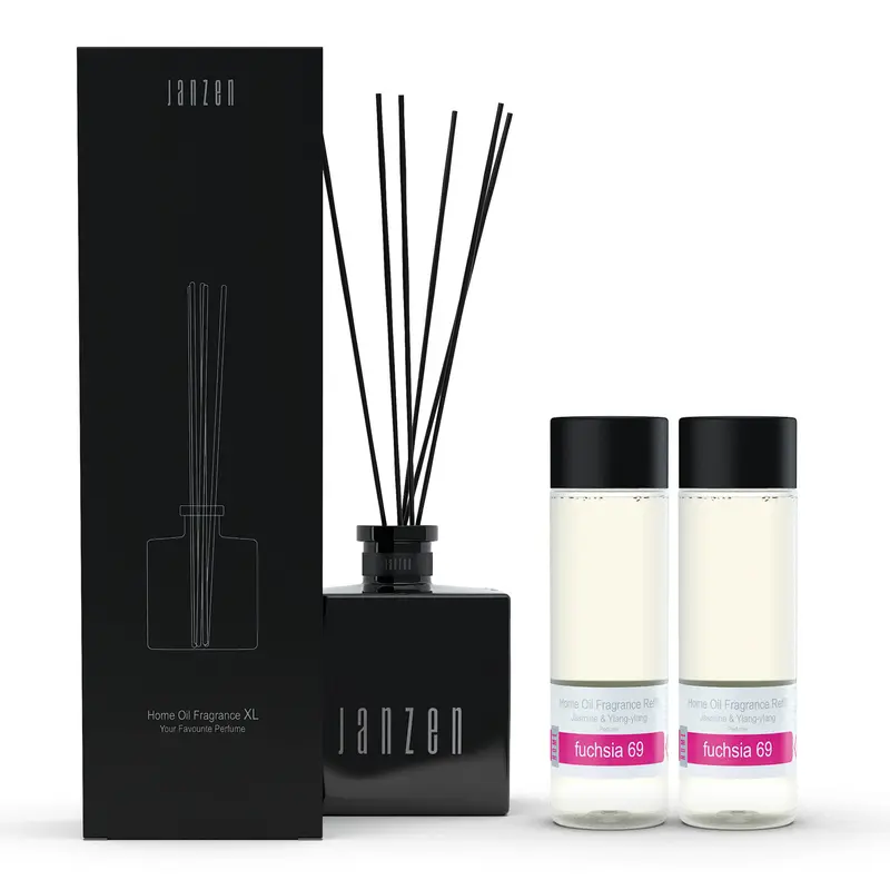 Home Fragrance Sticks XL Black - incl. Fuchsia 69 - Janzen