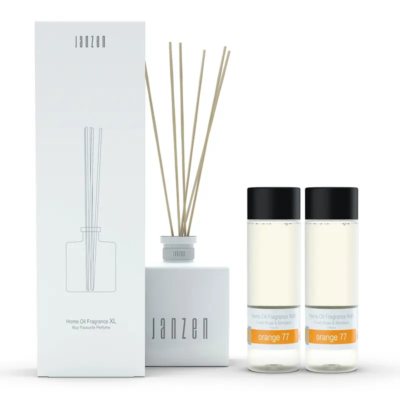 Home Fragrance Sticks XL White - incl. Orange 77 - Janzen