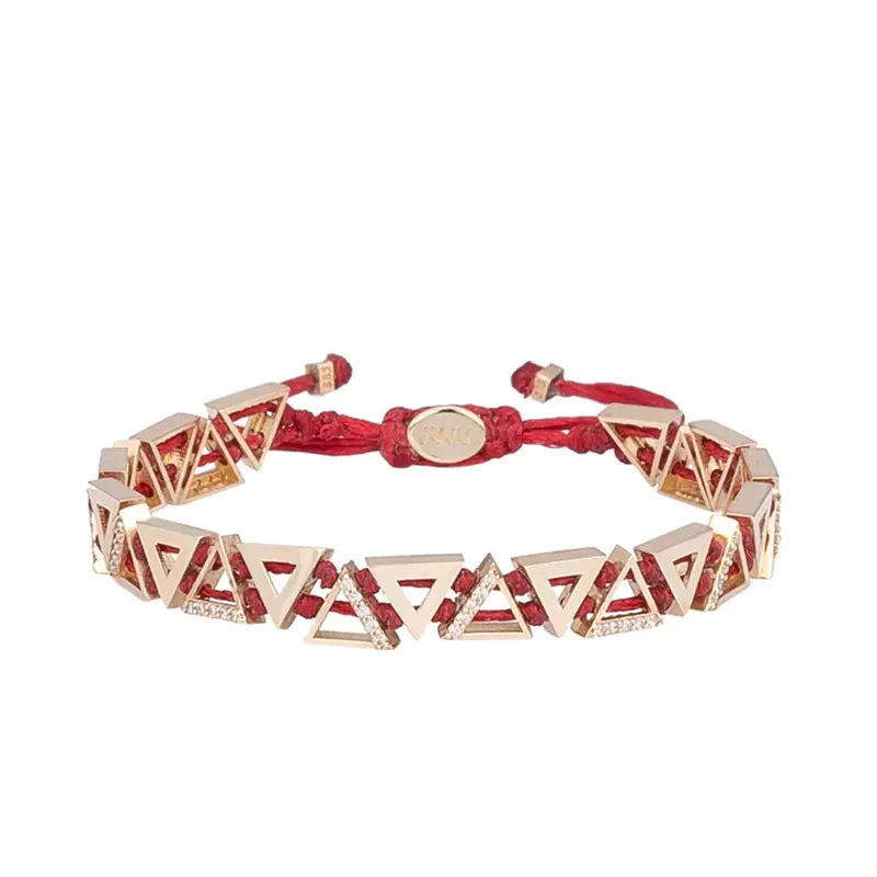 Hot Wave gouden armband met diamanten stenen