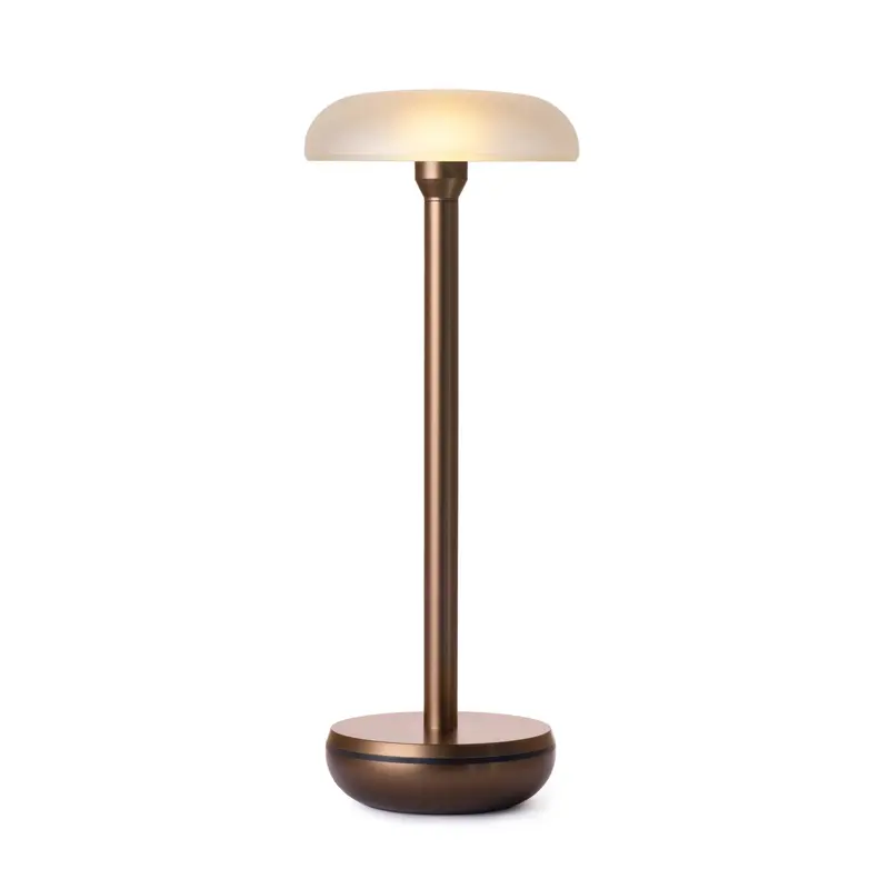Humble Air Draadloze LED Tafellamp | Brons Frosted