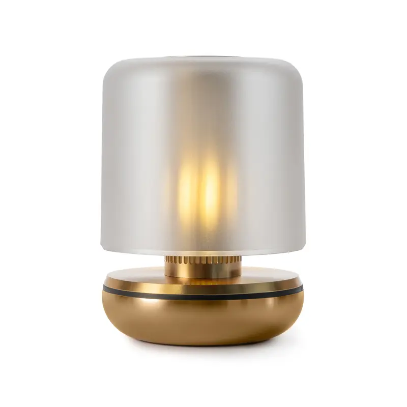 Humble Firefly Draadloze LED Tafellamp | Goud Frosted