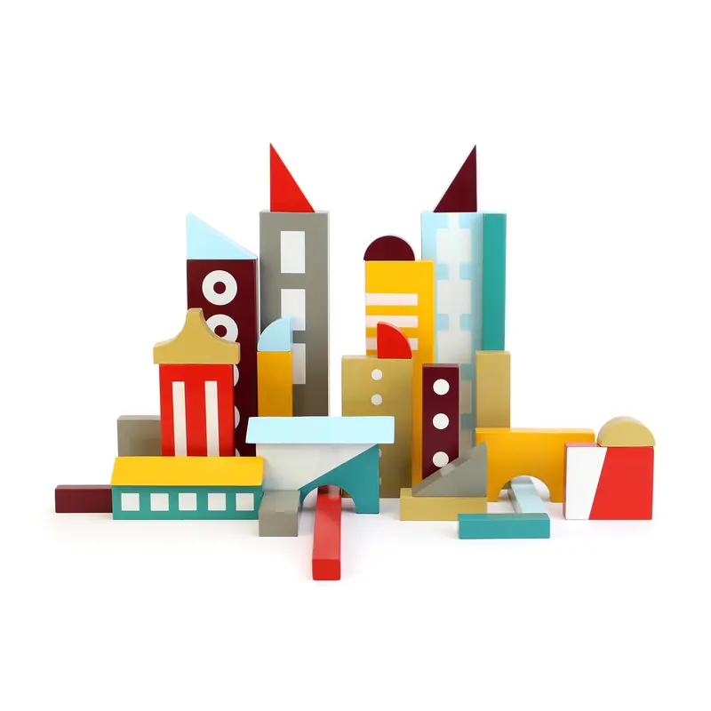Ikonic Archiblocks Houten Blokkenset | Floris Hovers | Ikonic