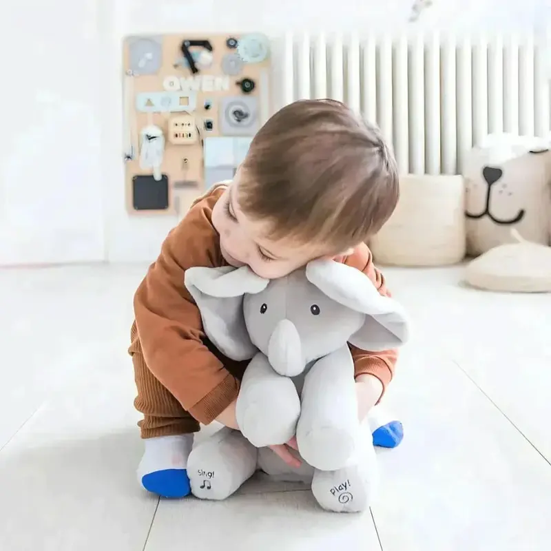Interaktiver Baby-Elefant mit Spiel- & Sprachfunktion für Kleinkinder