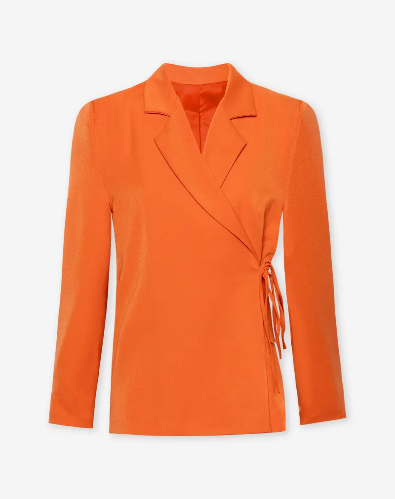 IRIS WRAP UP BLAZER ORANJE