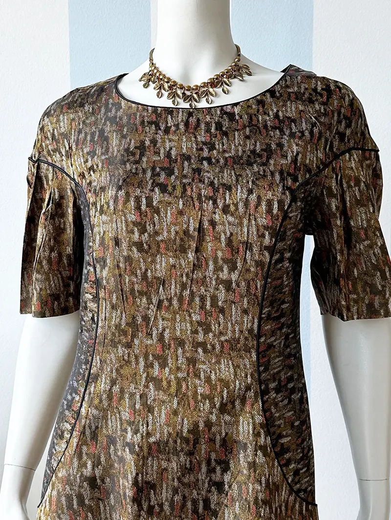 Jacquard jurk