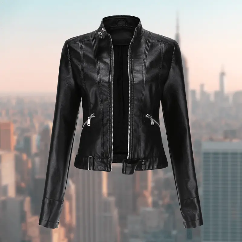 JaquelinesJacket I Herbstliche Lederjacke für Frauen