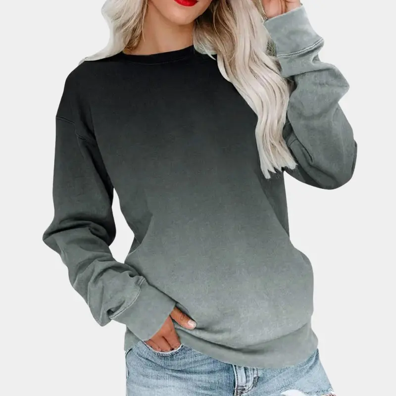 Jarra - Trendy Herbst-Gradienten-Sweatshirt für Damen