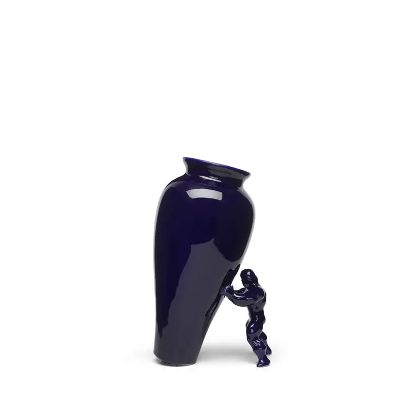 Jasmin Djerzic My Superhero Vaas Small | Blauw
