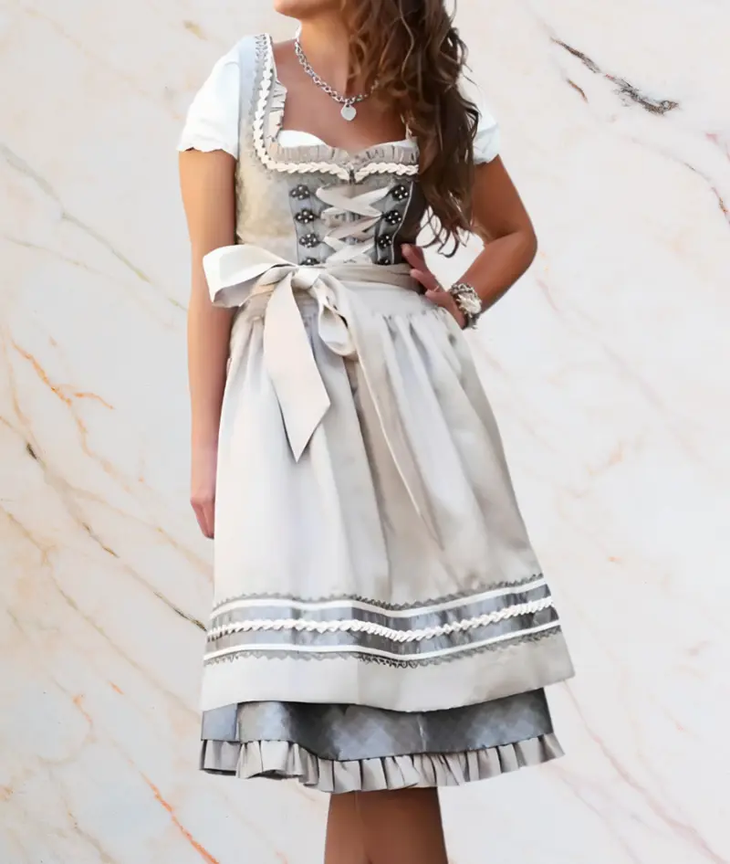 Jazzy - Minikleid im Korsett Stil mit Schleifenband Design - Oktoberfest 2025