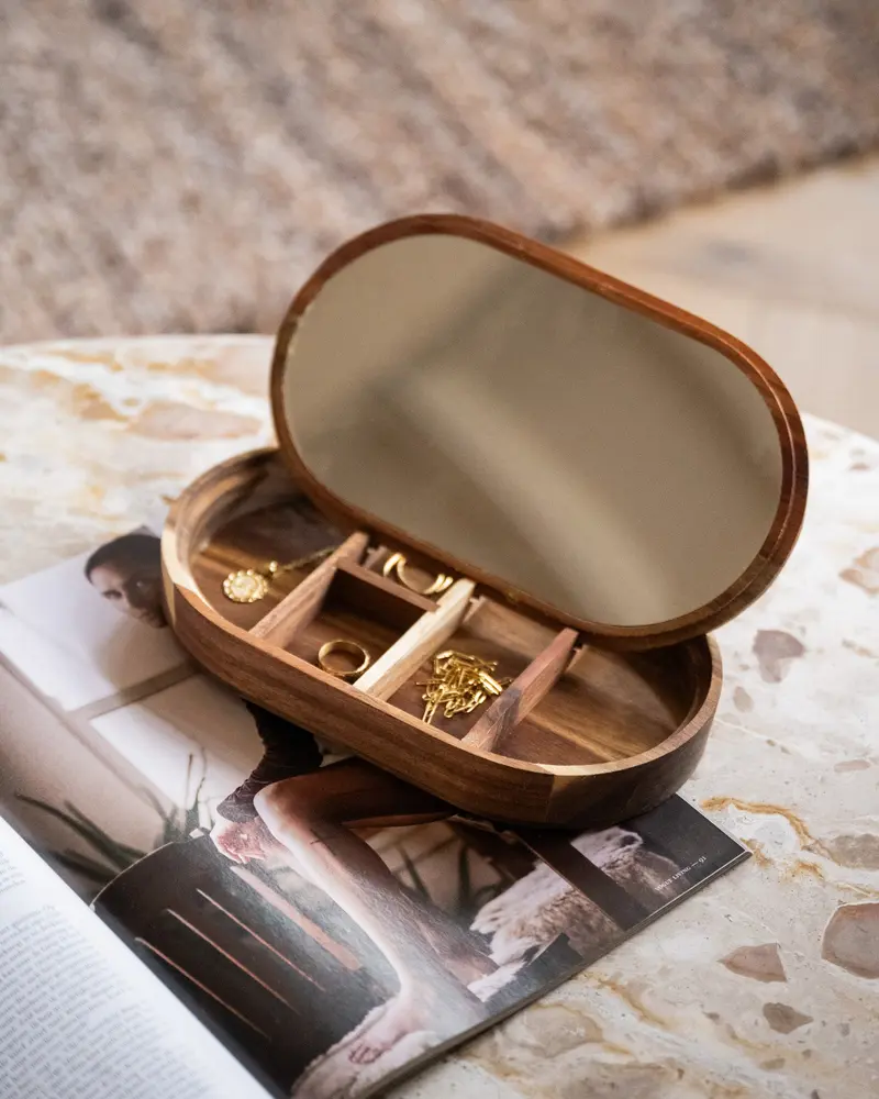 Jewelry Box Acacia Wood