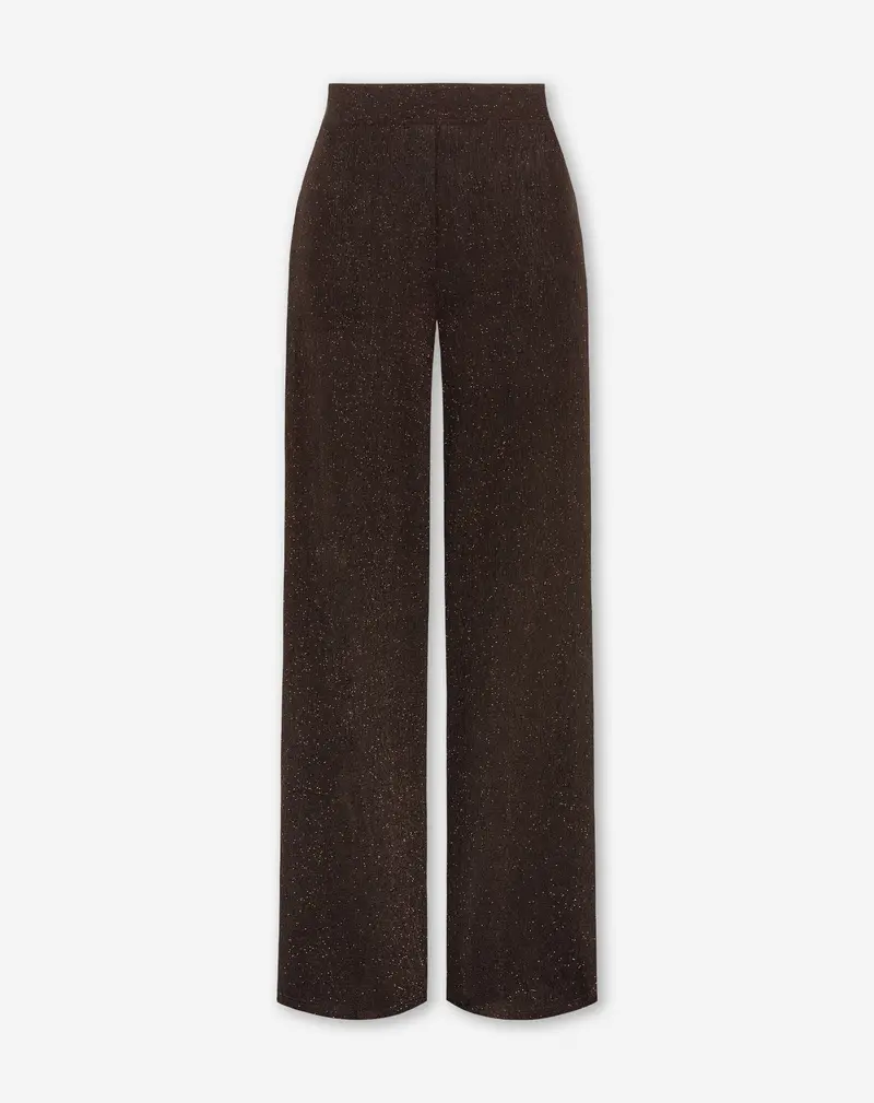 JOANY CRINKLE GLITTER PANTALON BRUIN