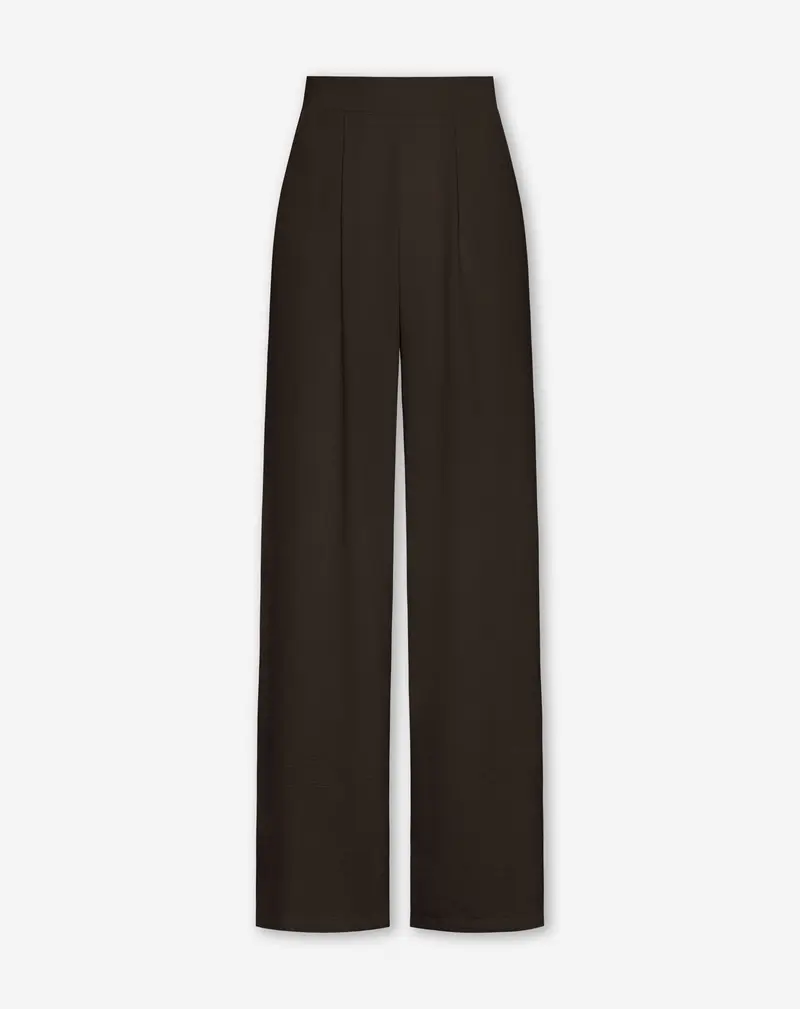 JULIE PANTALON TALL DONKERBRUIN