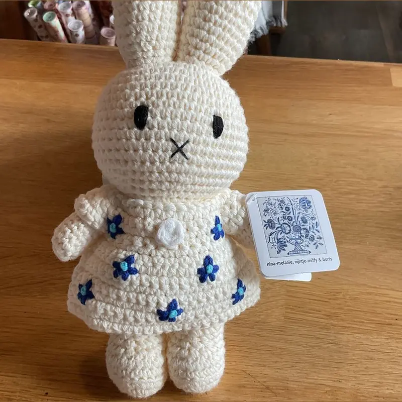 Just dutch miffy / nijntje handmade and her delft blue dress