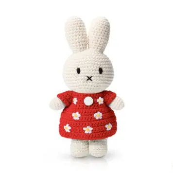 Just dutch nijntje handmade and her red flower dress