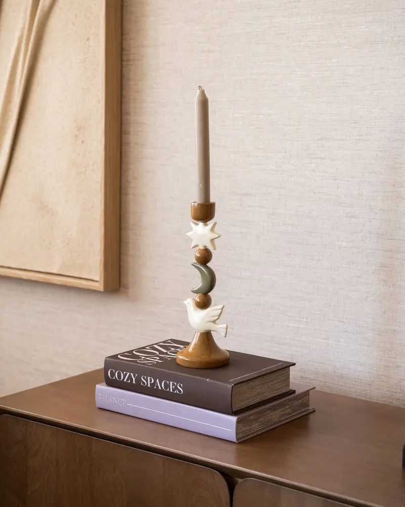 Kandelaar Vogel Ster & Maan