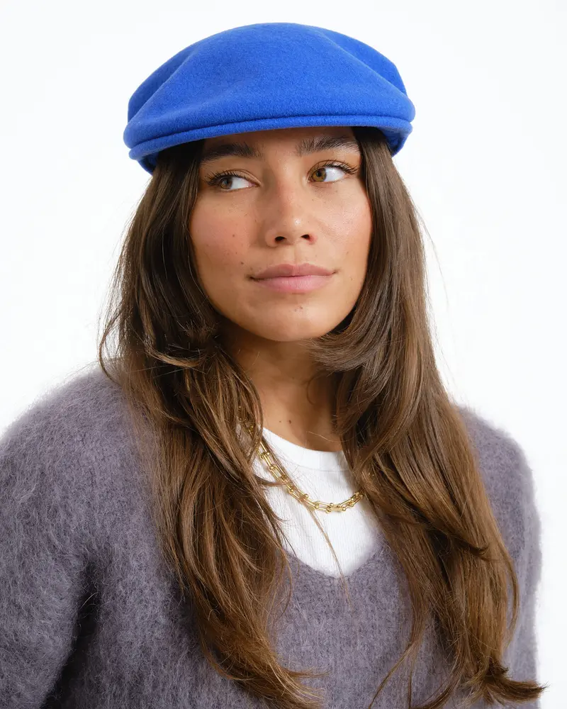 Kangol 504 Cap Kobalt blauw