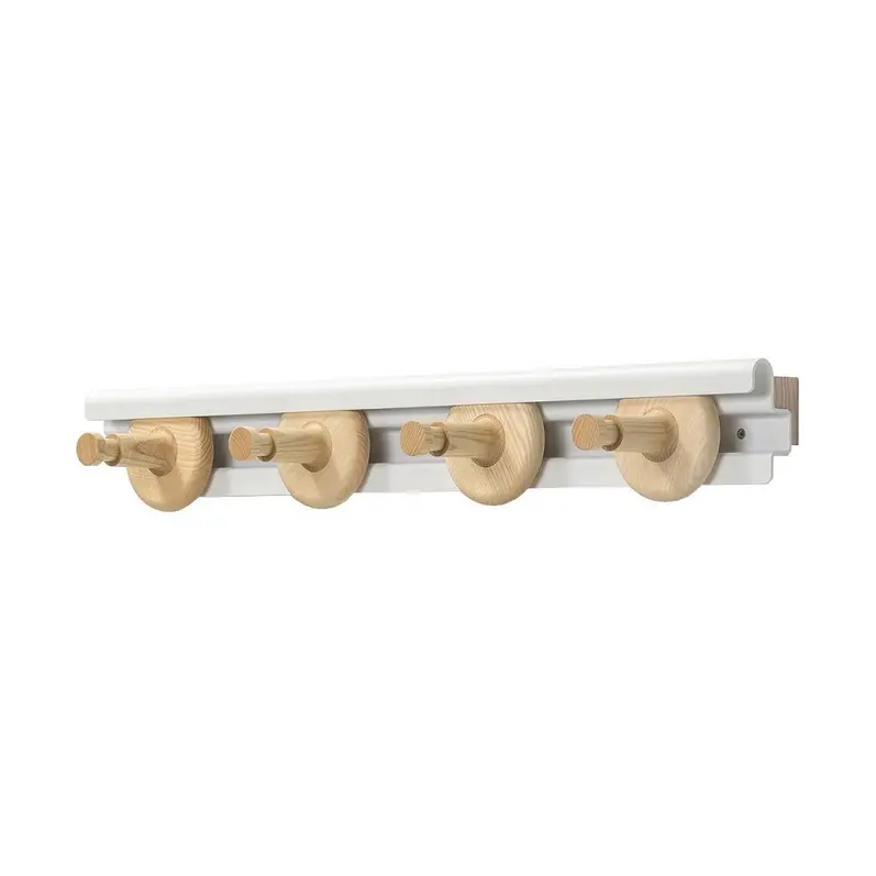 Kapstok Wheels 80cm | Wit